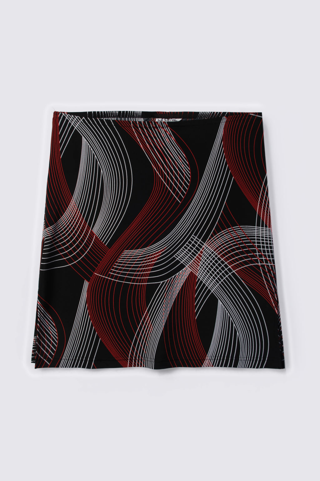 Self Esteem Swirl Print Mini Skirt