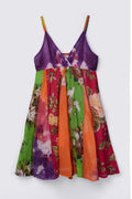 Y2K Bags Boho Patchwork Cotton Babydoll Dress