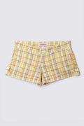 Y2K Plaid Cotton Lowrise Shorts