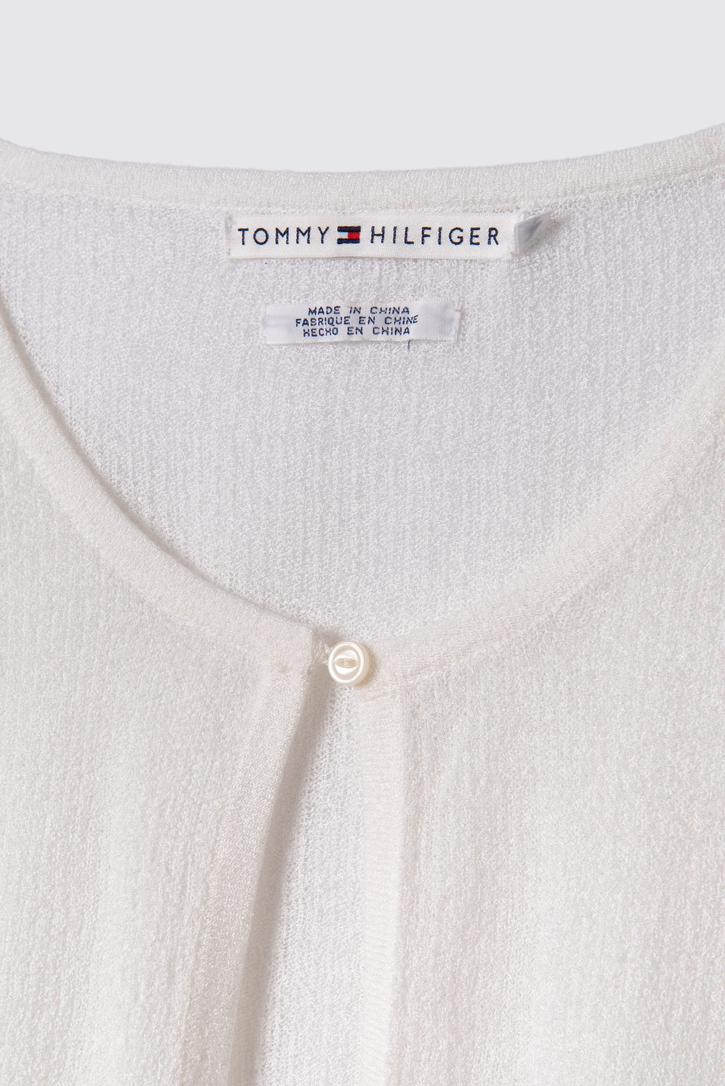 Y2K Tommy Hilfiger Sheer Cardi