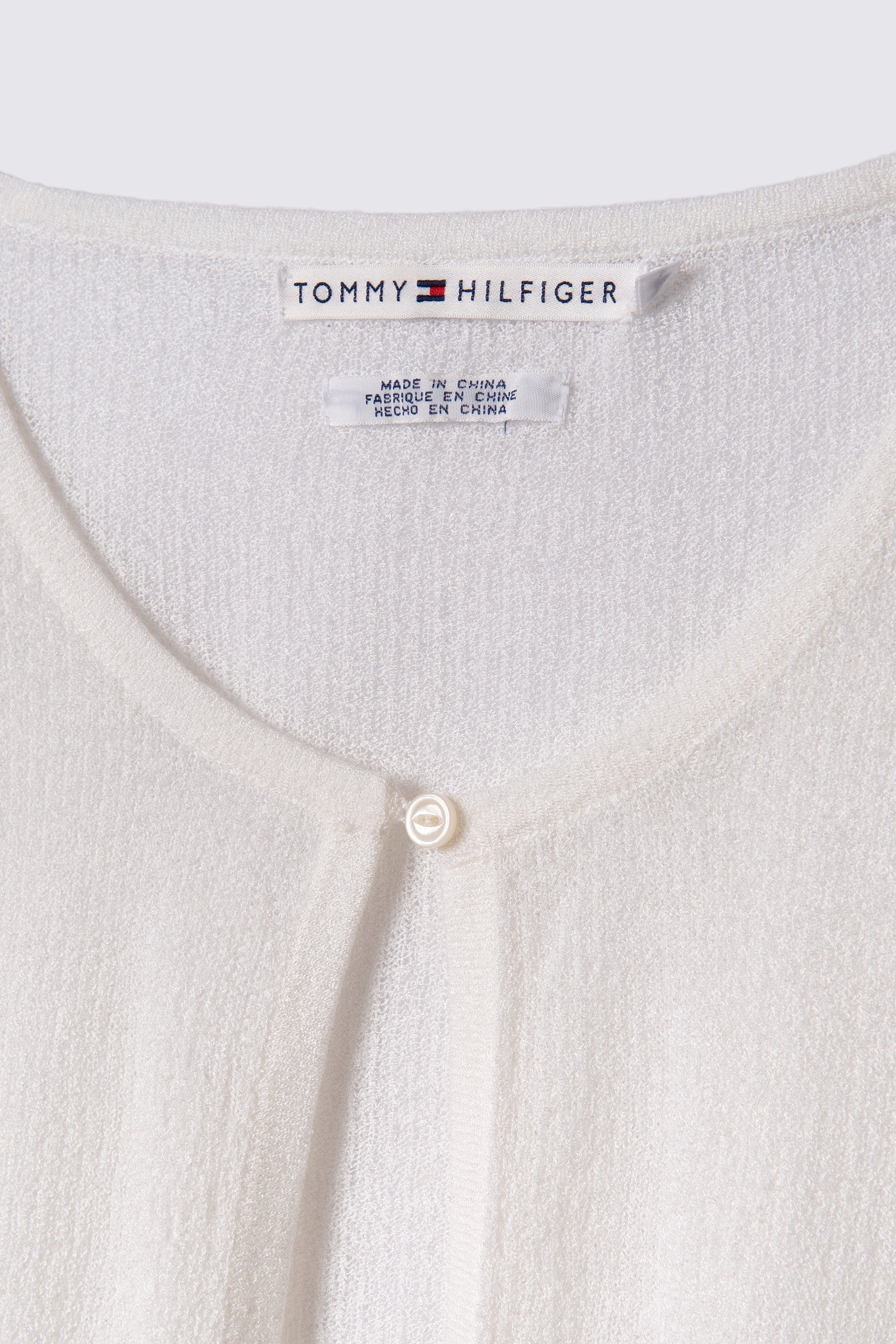 Y2K Tommy Hilfiger Sheer Cardi