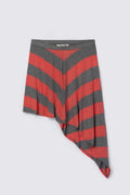 2010s F21 Aymmetric Striped Skirt