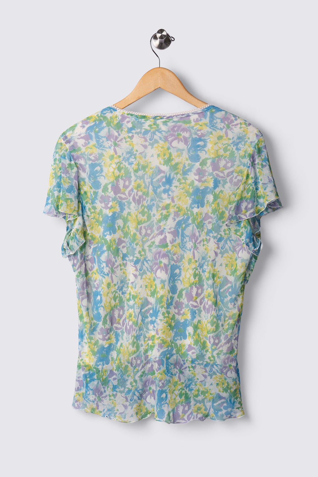 Y2K A.M.I. Floral Print Top