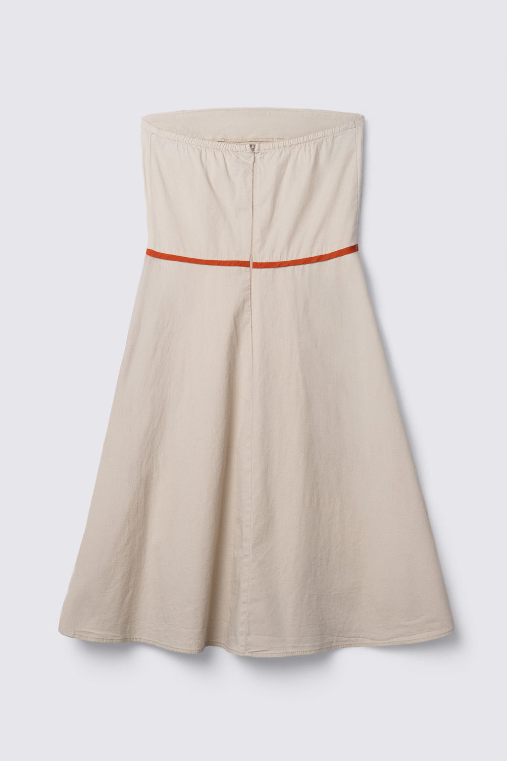 Y2K Butterfly Applique Strapless Cotton Dress