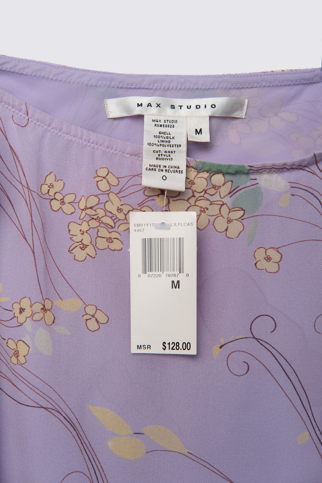 Y2K Deadstock Max Studio Silk Slip Skirt