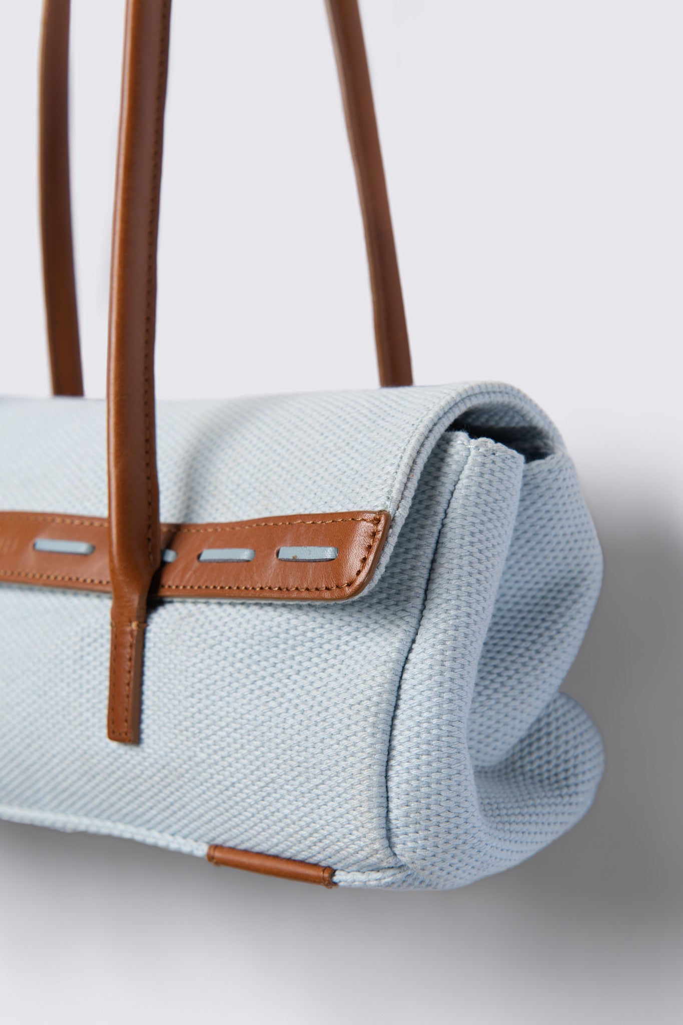 Y2K Sigrid Olsen Canvas Barrel Baguette