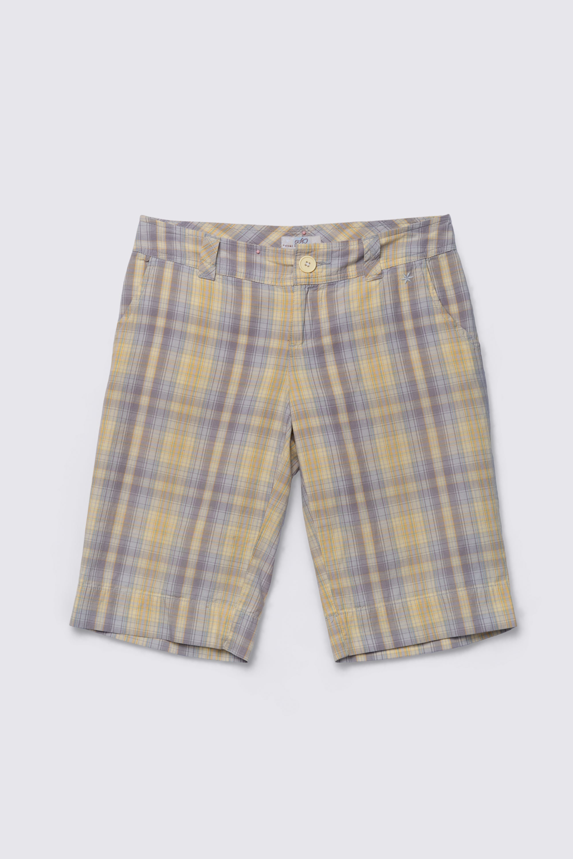 Y2K So Wear It Declare It  Lowrise Bermuda Shorts