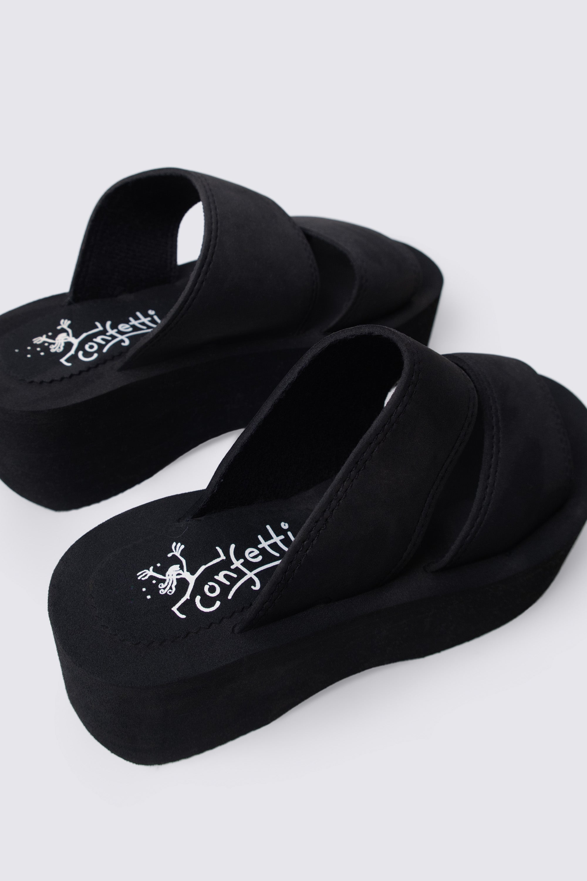 90s Confetti Neoprene Platform Sandals