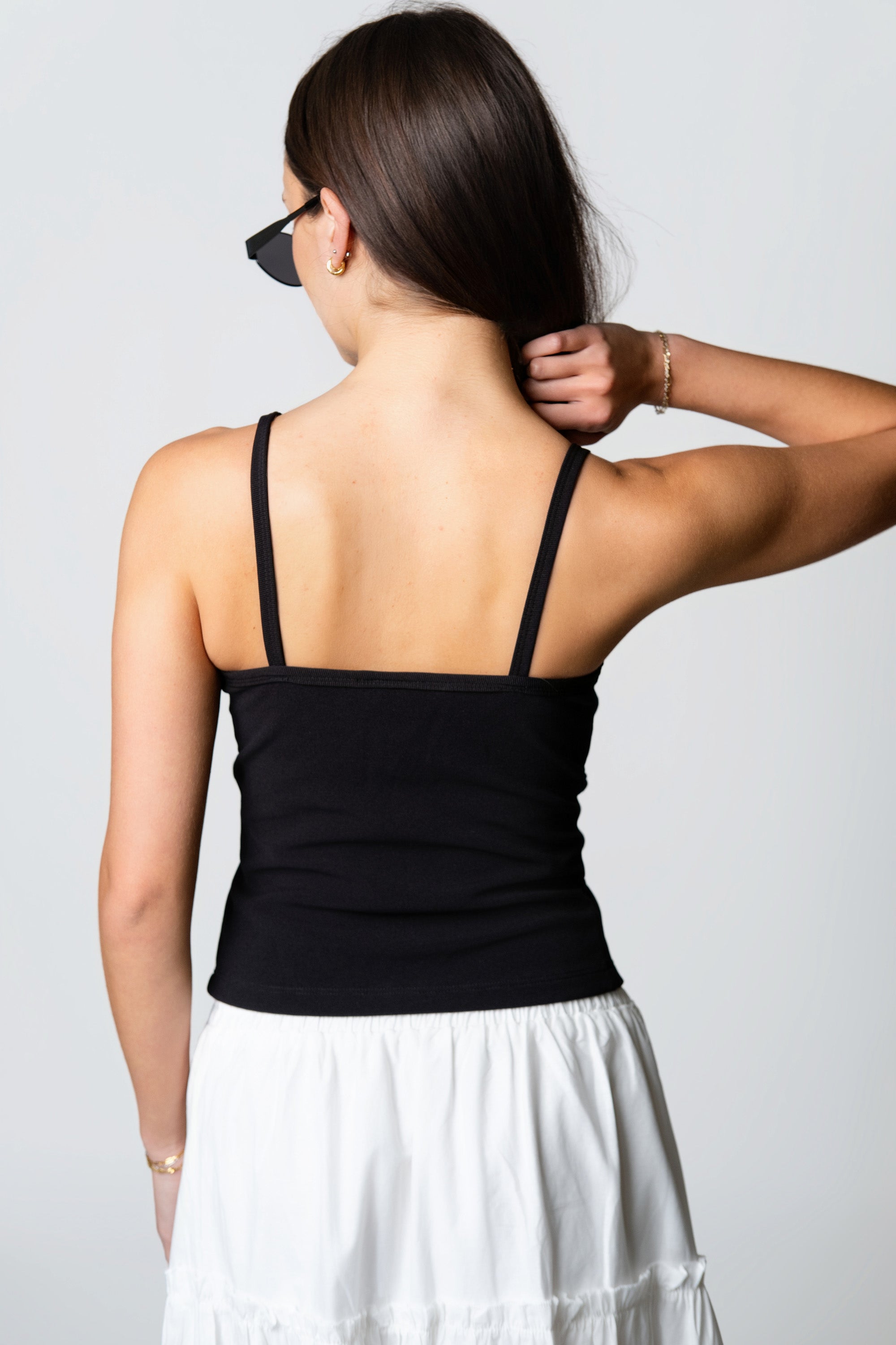 90s Sassy Split Front Top