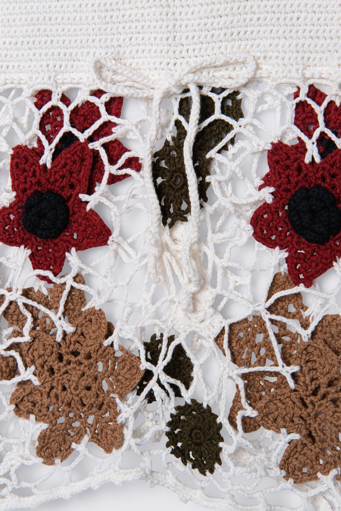 Y2K Any Floral Crochet Tank Top