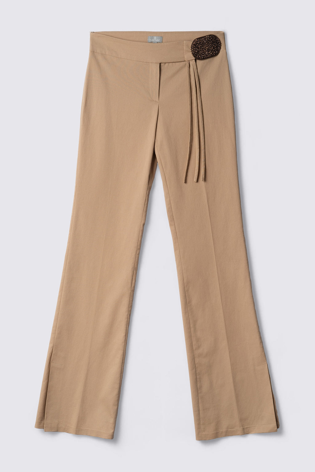 Y2K Naf Naf Side Buckle Low Rise Pants