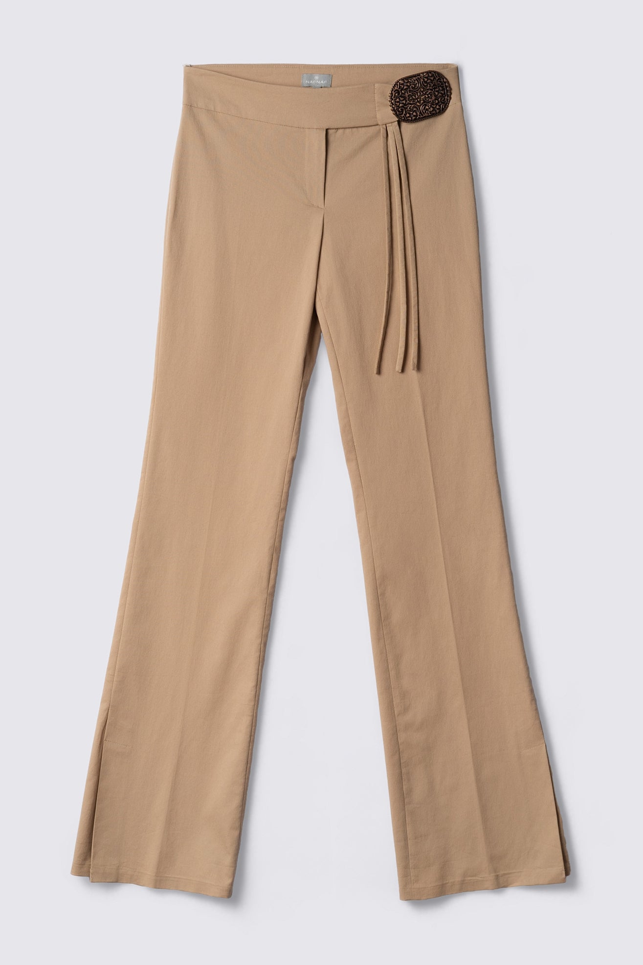 Y2K Naf Naf Side Buckle Low Rise Pants