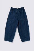Charlie Tie Waist Barrel Leg Pants