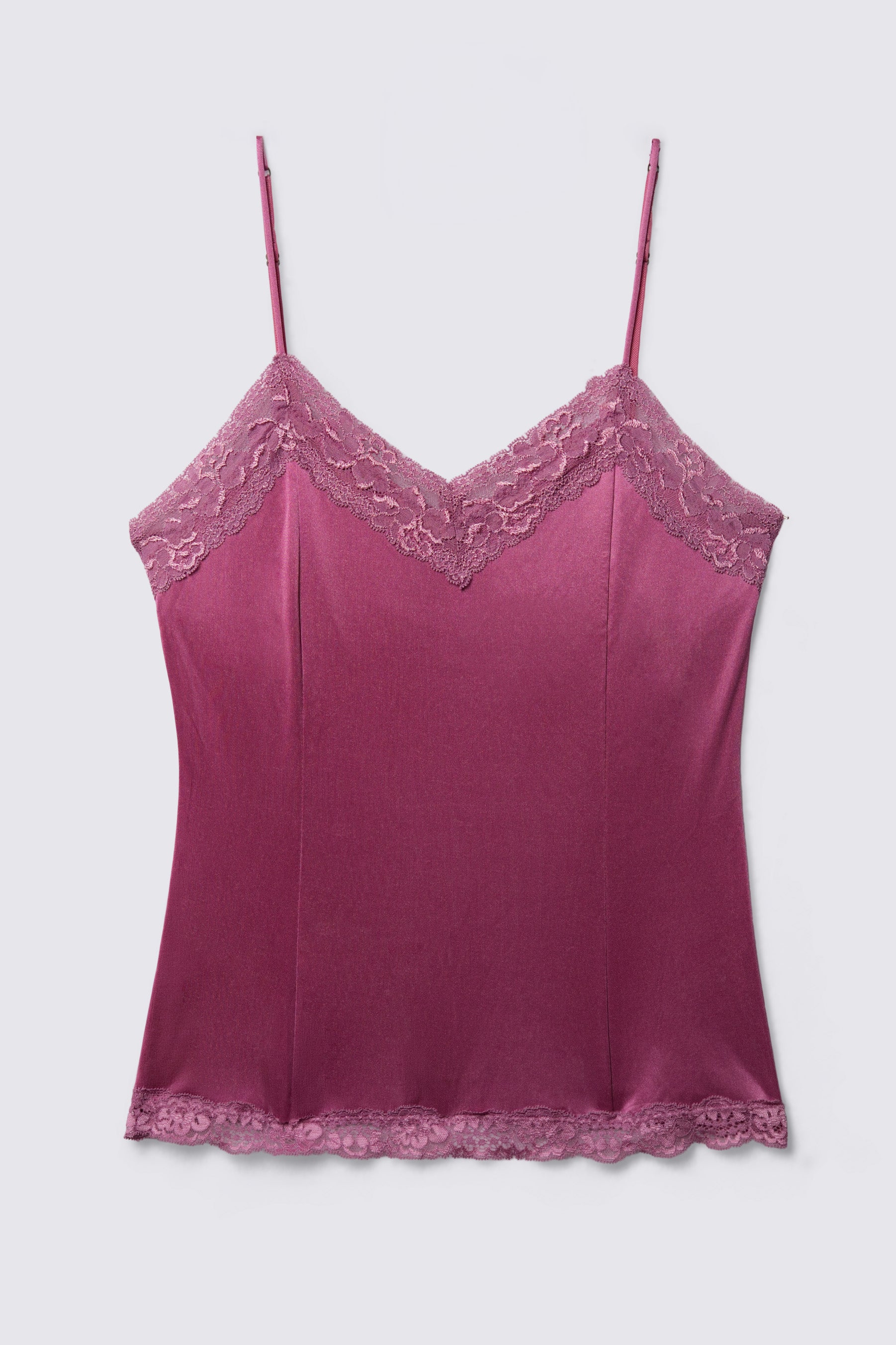 Y2K Lace Trim Cami Top