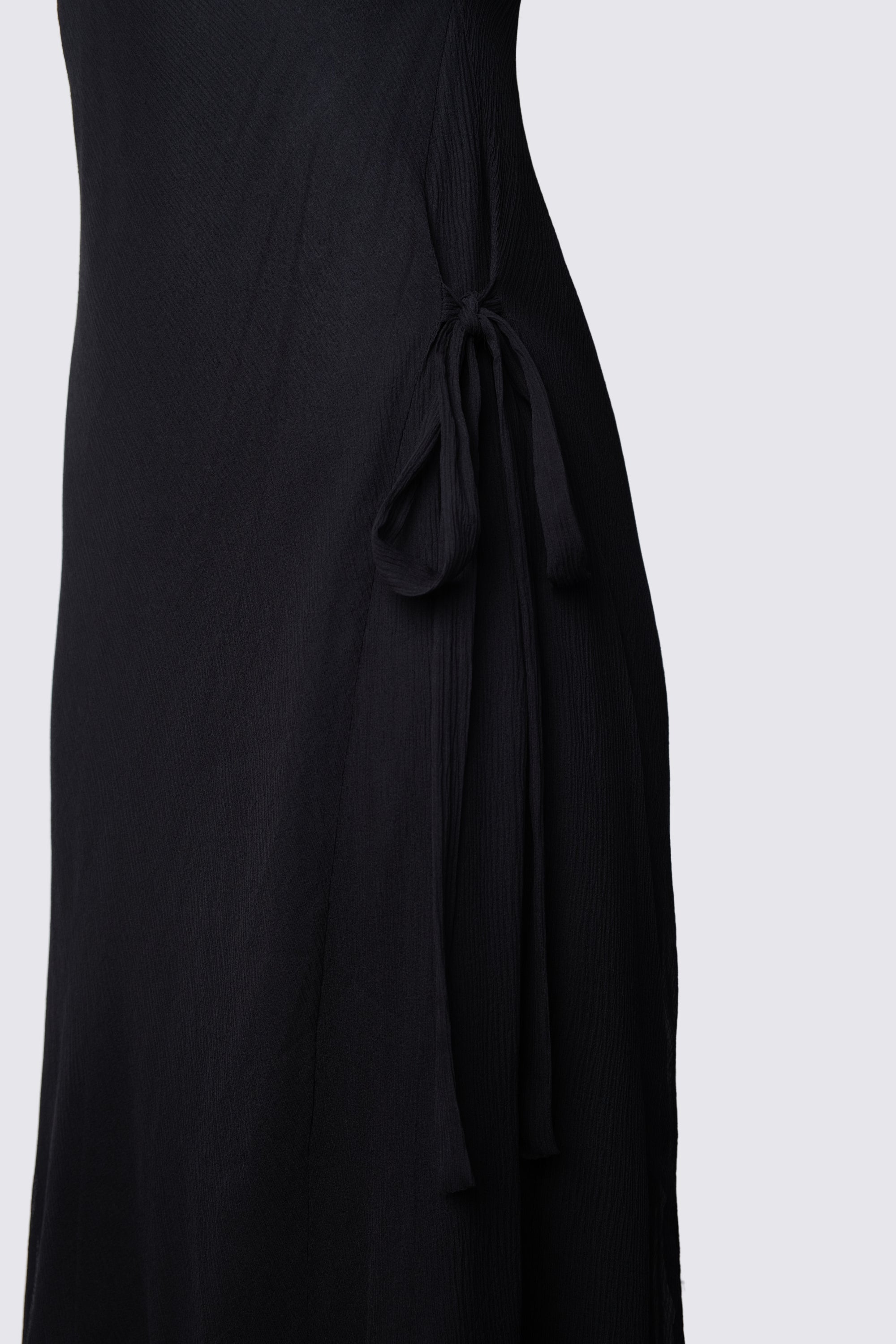 Y2K Off The Shoulder Sequin Trim Silk Dress
