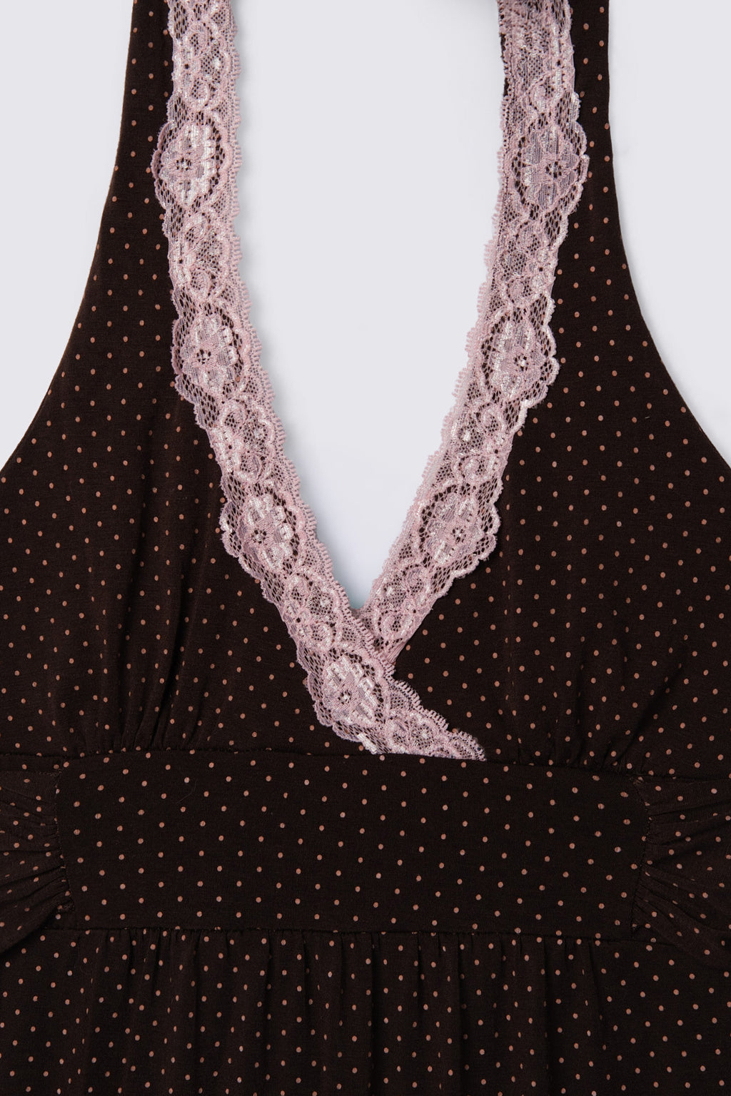 Y2K Charlotte Russe Polka Dot Halter Dress