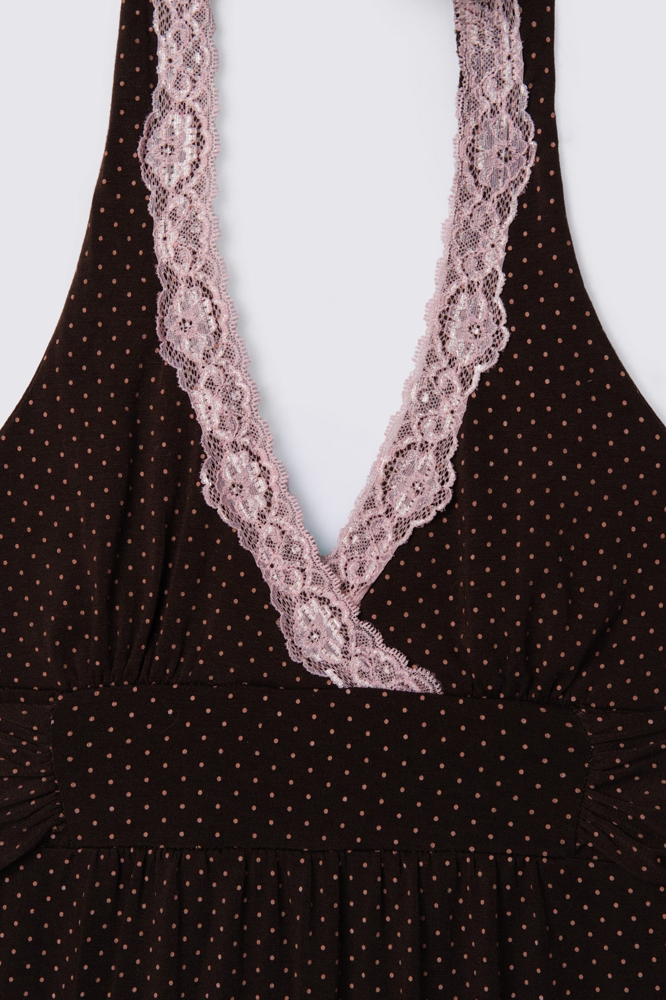 Y2K Charlotte Russe Polka Dot Halter Dress