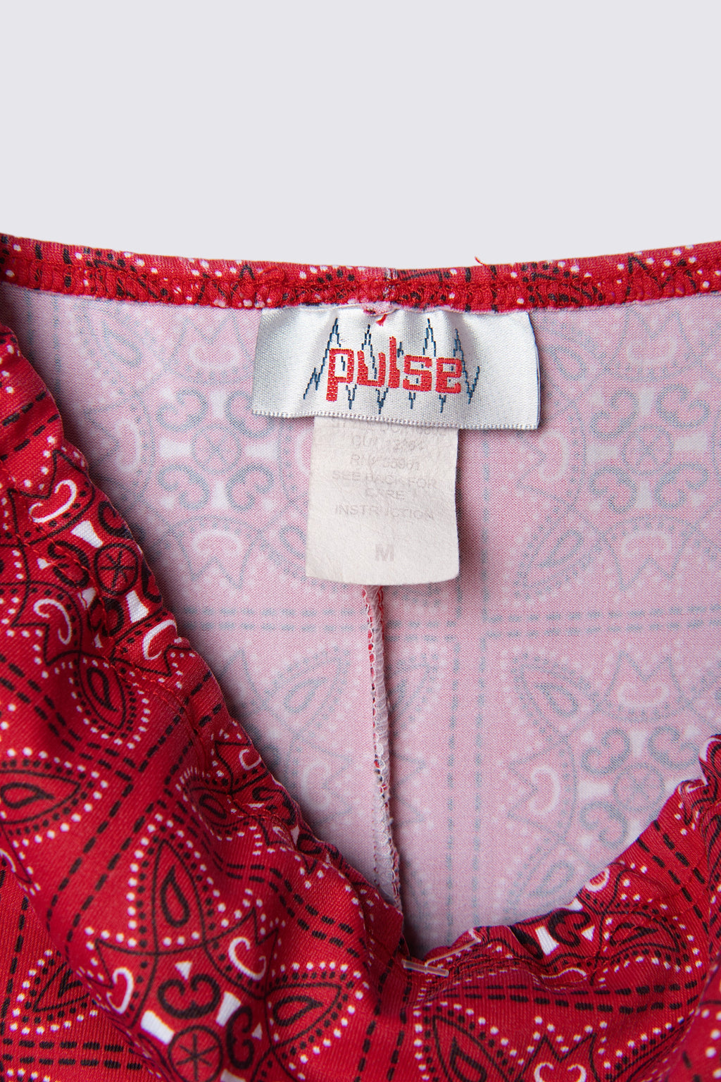 90s Pulse Bandana Print Mini Dress
