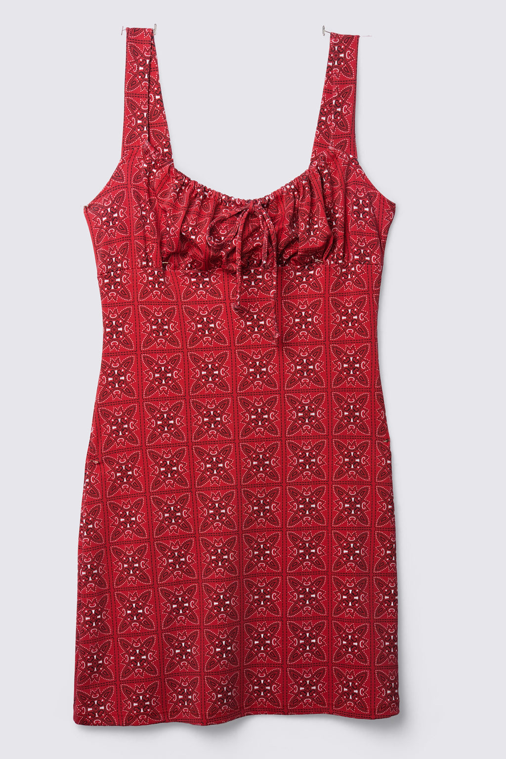 90s Pulse Bandana Print Mini Dress