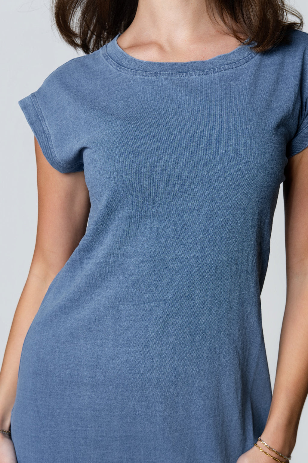 JOA Weekend Cotton Tee Dress