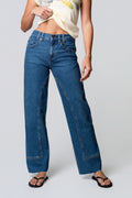 Free People Risk Taker Mid-Rise Jeans