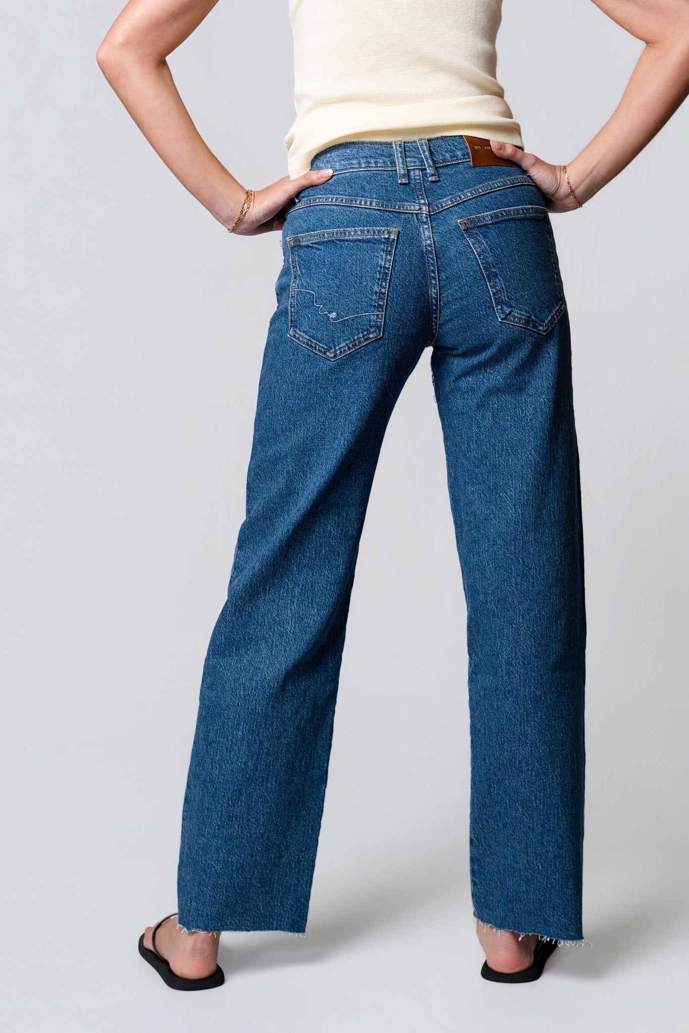 Free People Risk Taker Mid-Rise Jeans