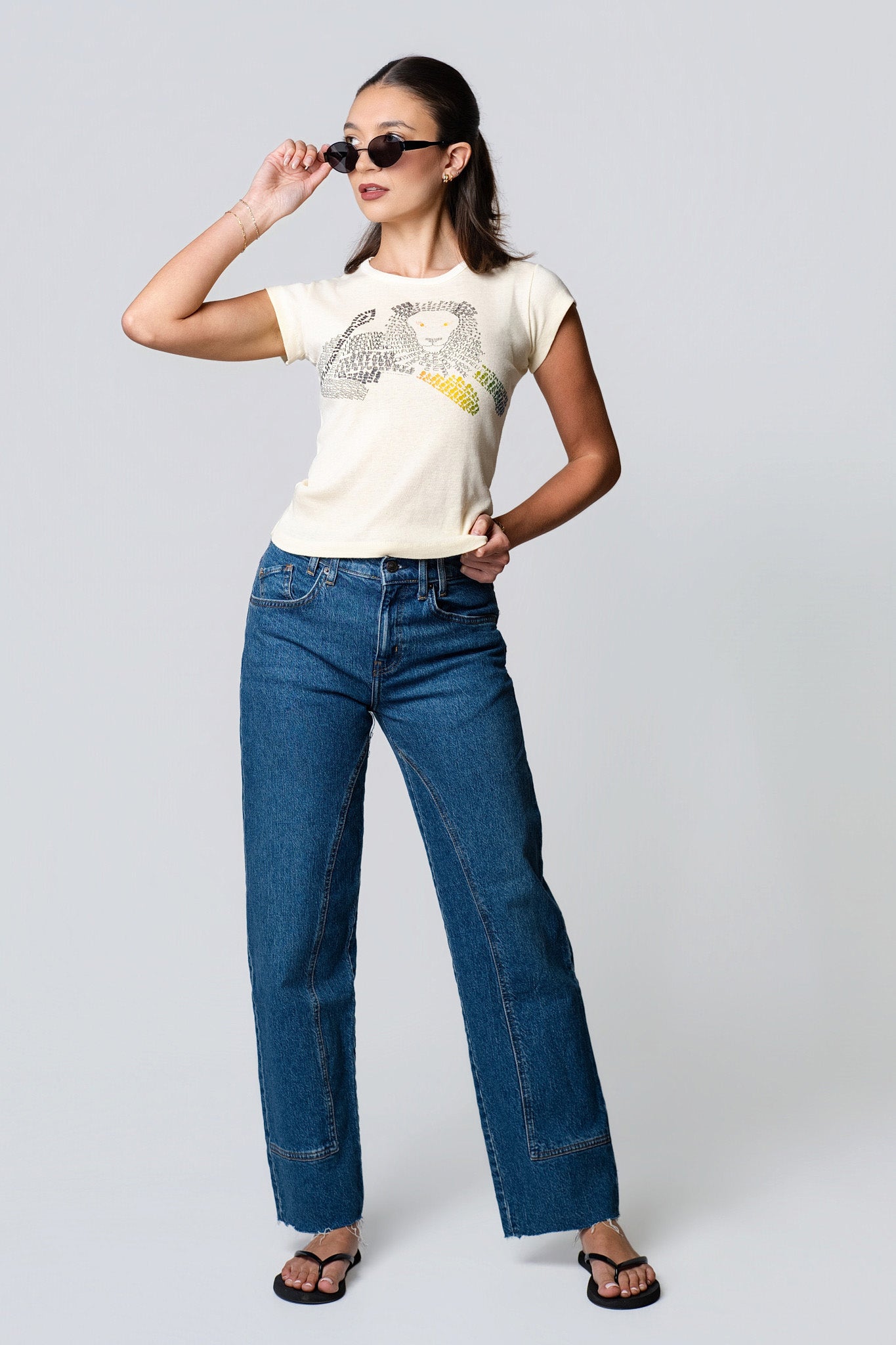 Free People Risk Taker Mid-Rise Jeans