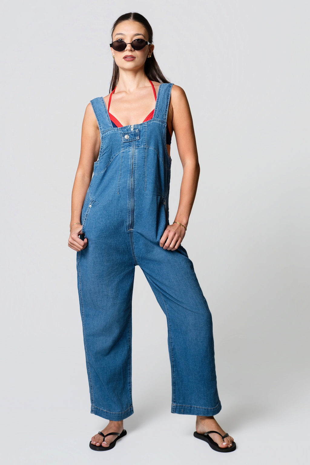 Free People Jude Coverall Jumpsuit
