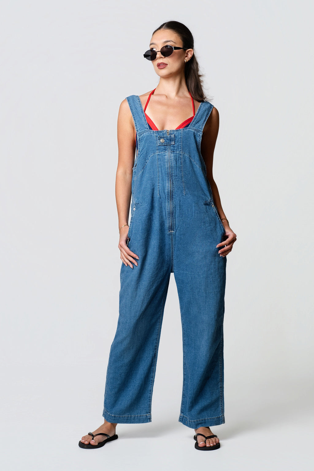 Free People Jude Coverall Jumpsuit
