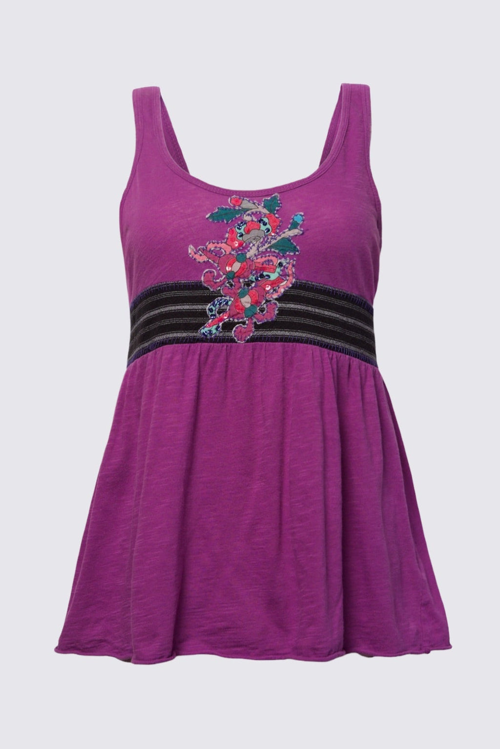 Y2K Sequin Applique Babydoll Tank