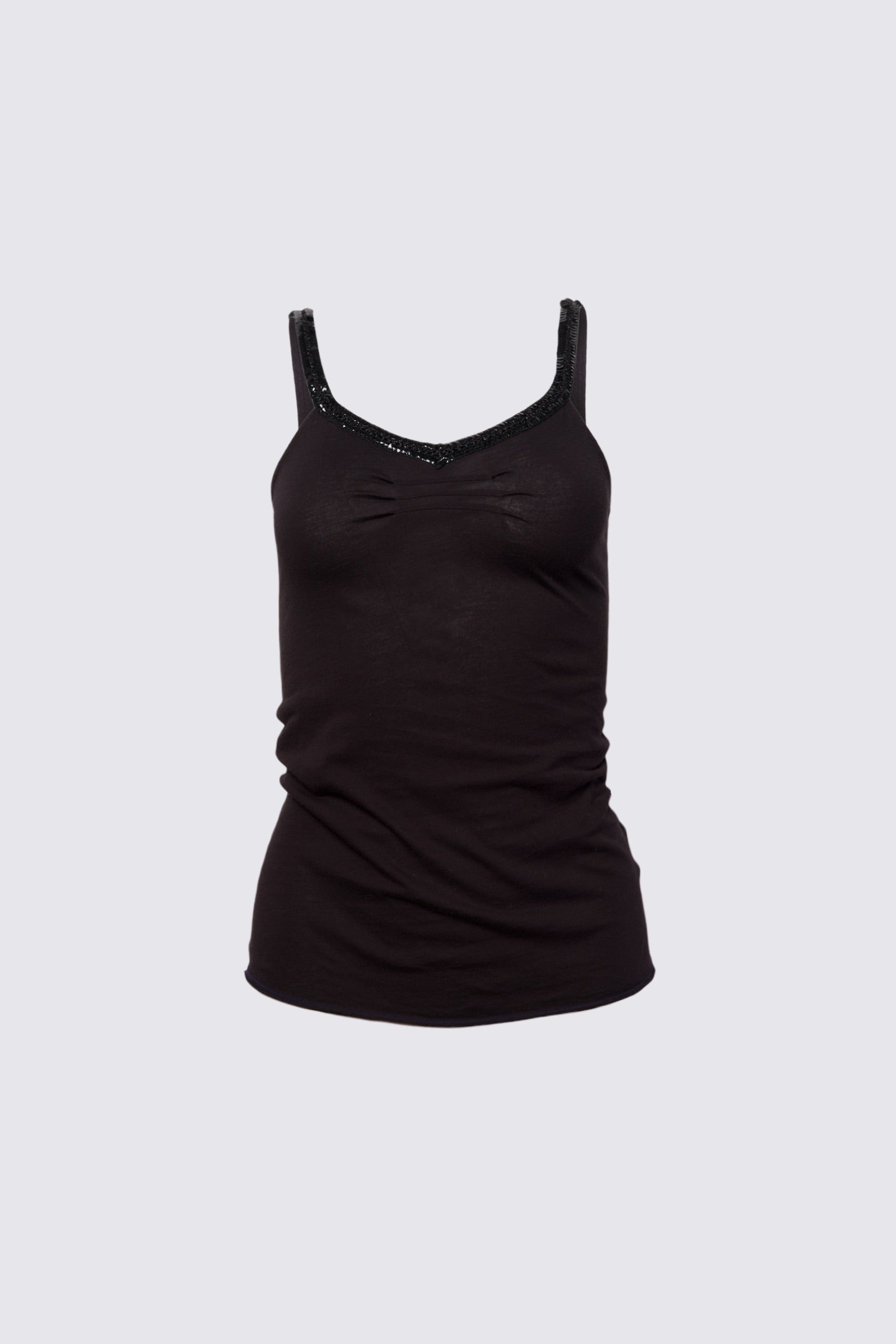 Y2K Sequin Trim Cami Top