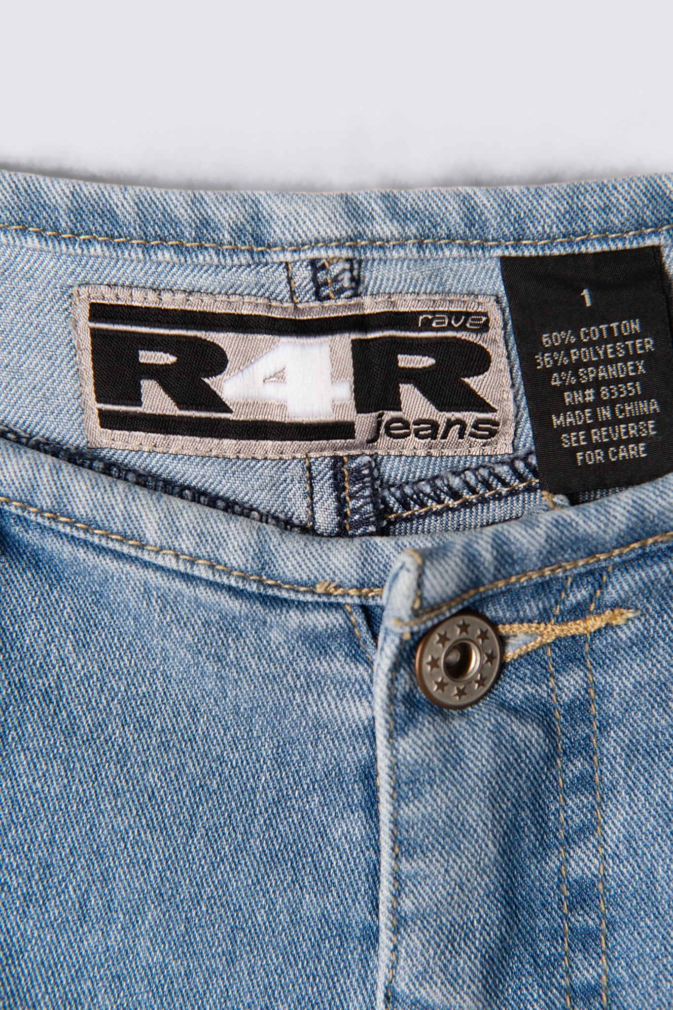 Y2K R4R Studded Cutout Lowrise Capris
