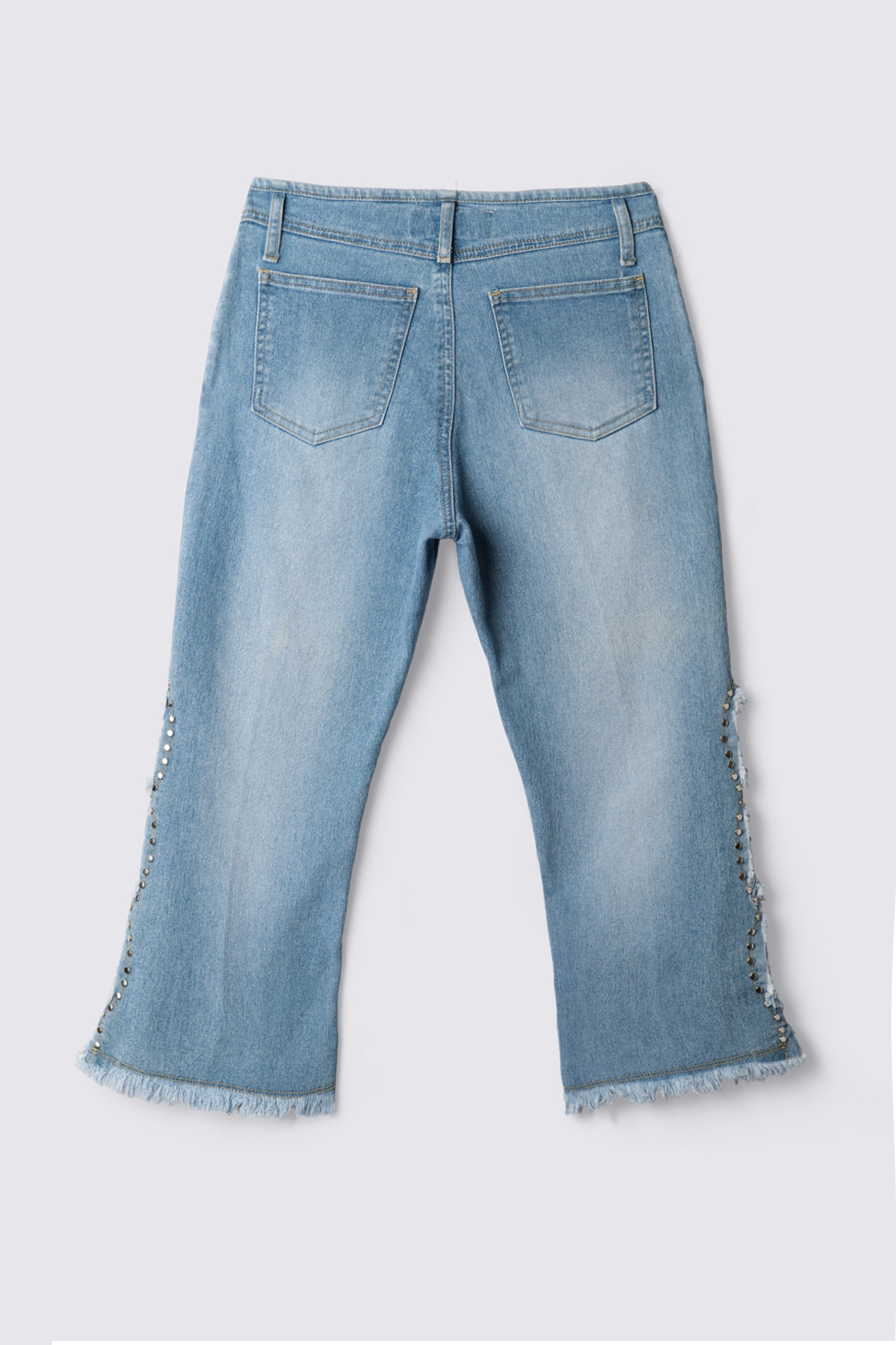 Y2K R4R Studded Cutout Lowrise Capris