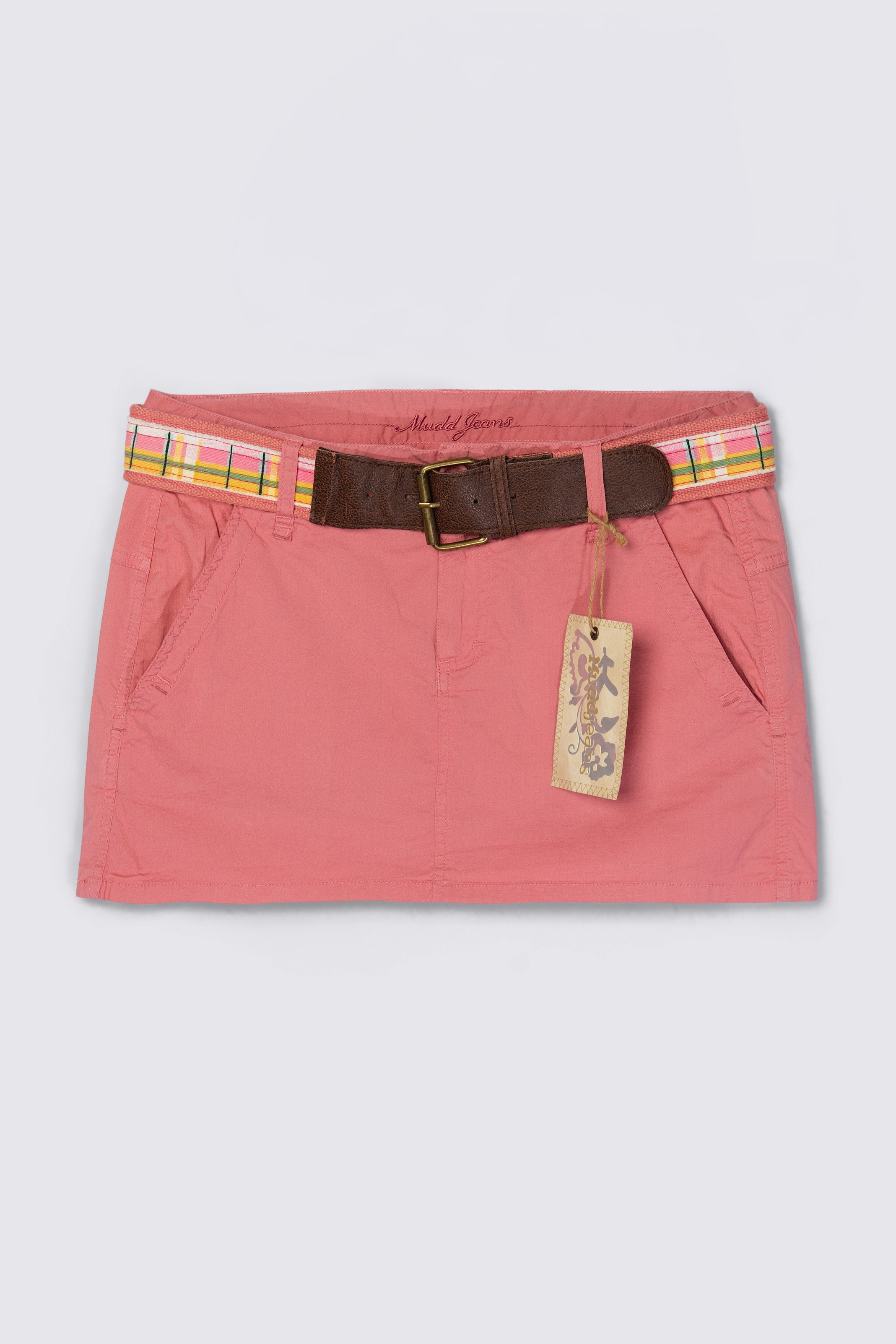 Y2K Deadstock Mudd Lowrise Belted Mini Skirt