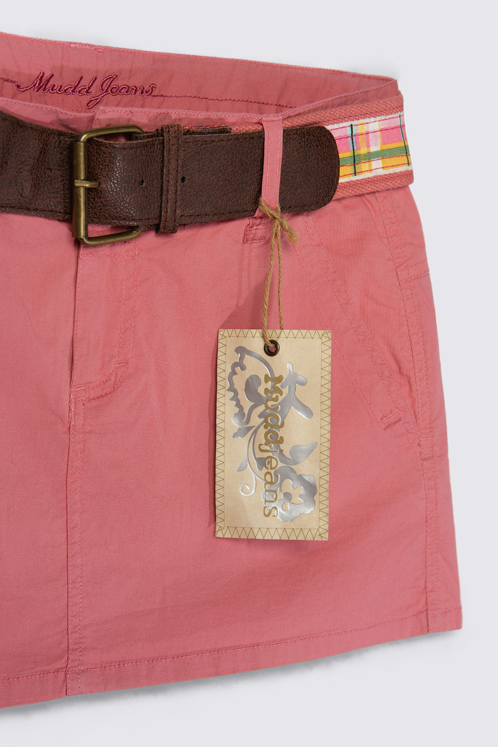 Y2K Deadstock Mudd Lowrise Belted Mini Skirt
