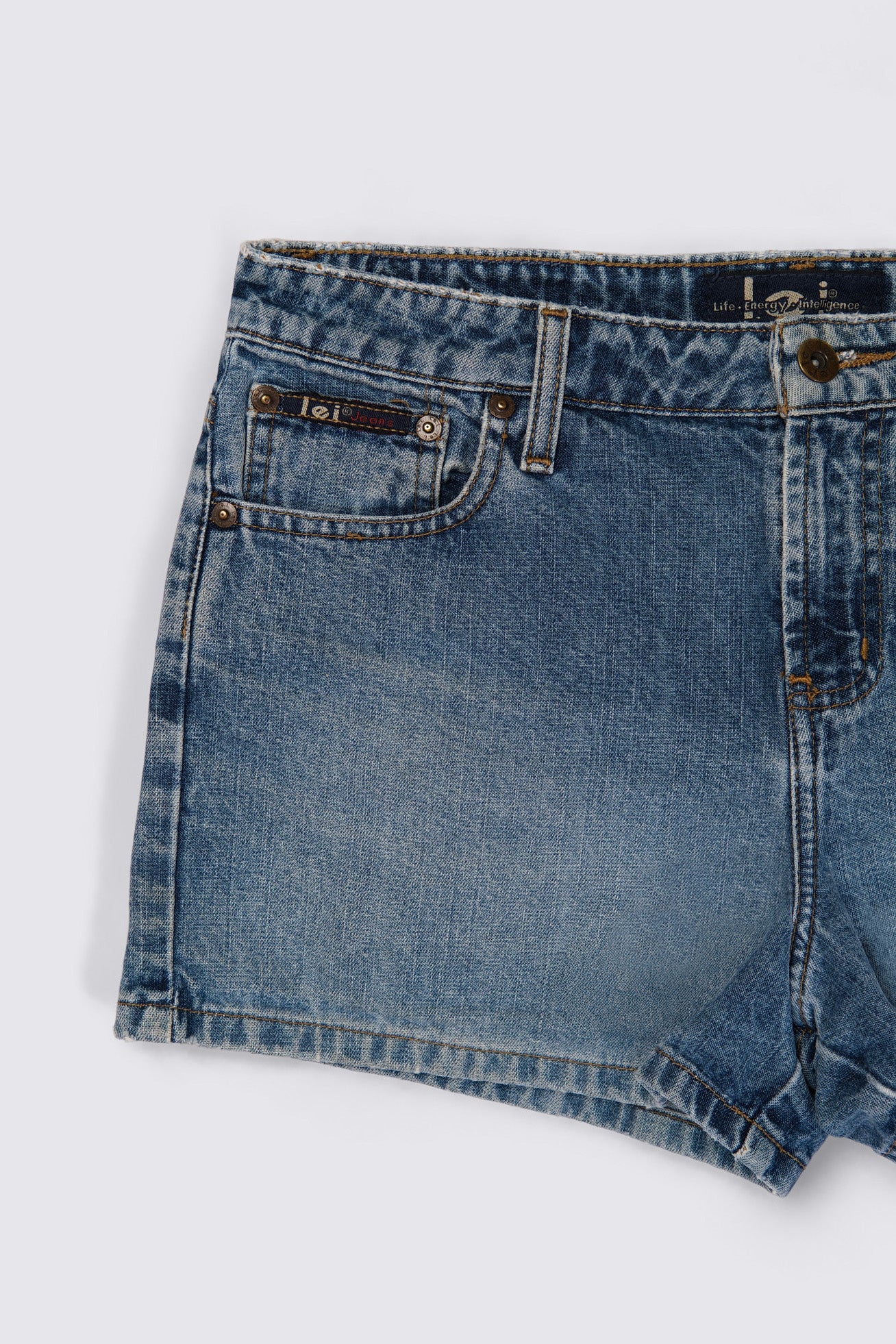 Y2K LEI Midrise Denim Shorts