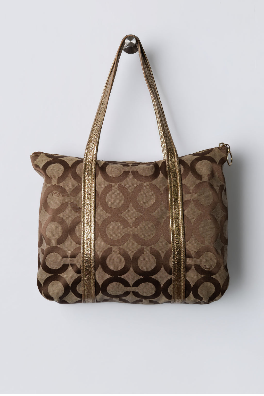 2000s Coach Poppy Op Art Glam Tote