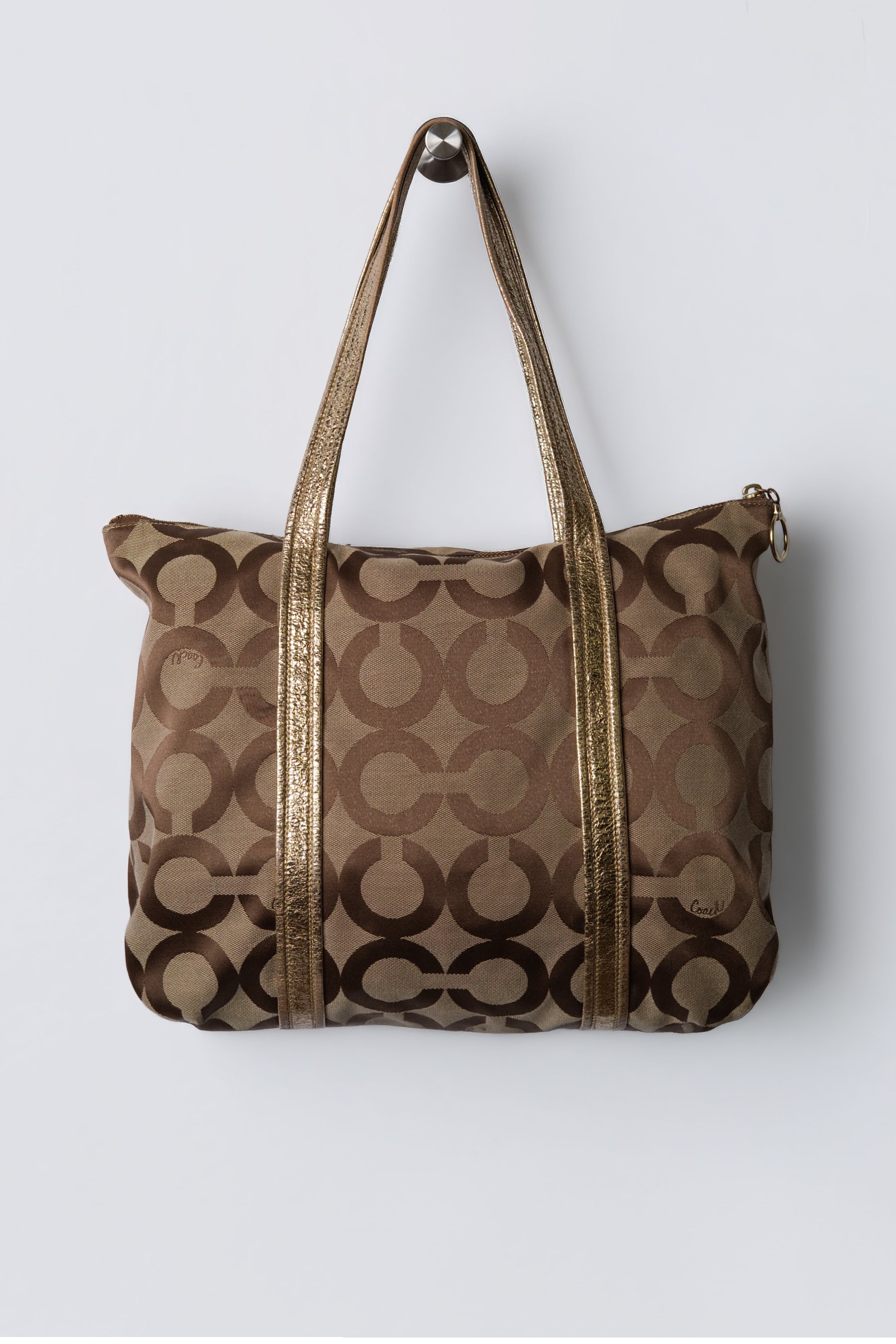 2000s Coach Poppy Op Art Glam Tote