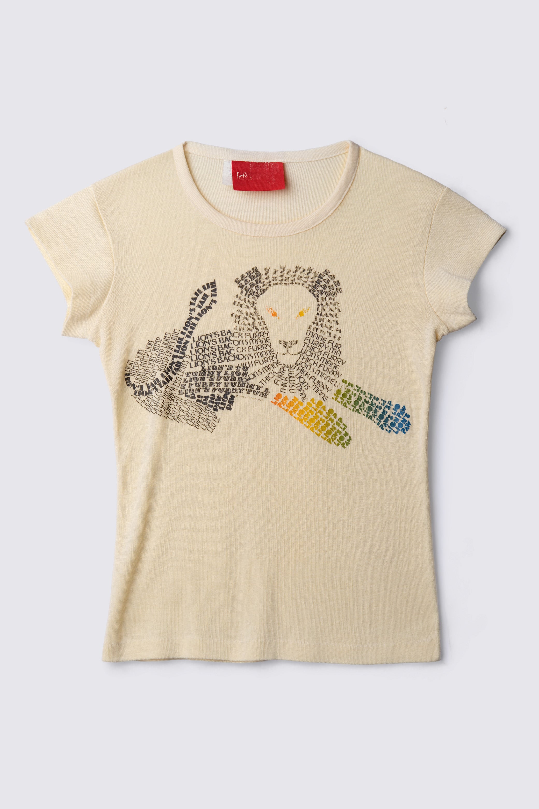 Vintage 70s Lion Graphic Baby Tee