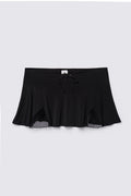 Y2K Lowrise Drawstring Coverup Mini Skirt