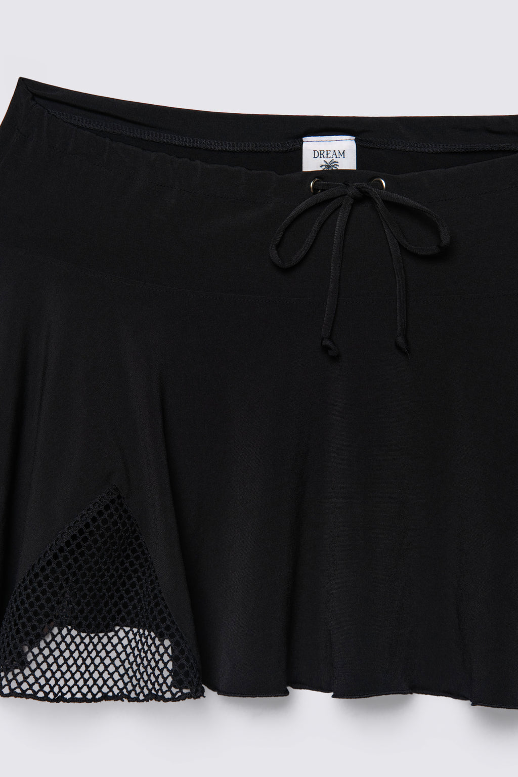 Y2K Lowrise Drawstring Coverup Mini Skirt
