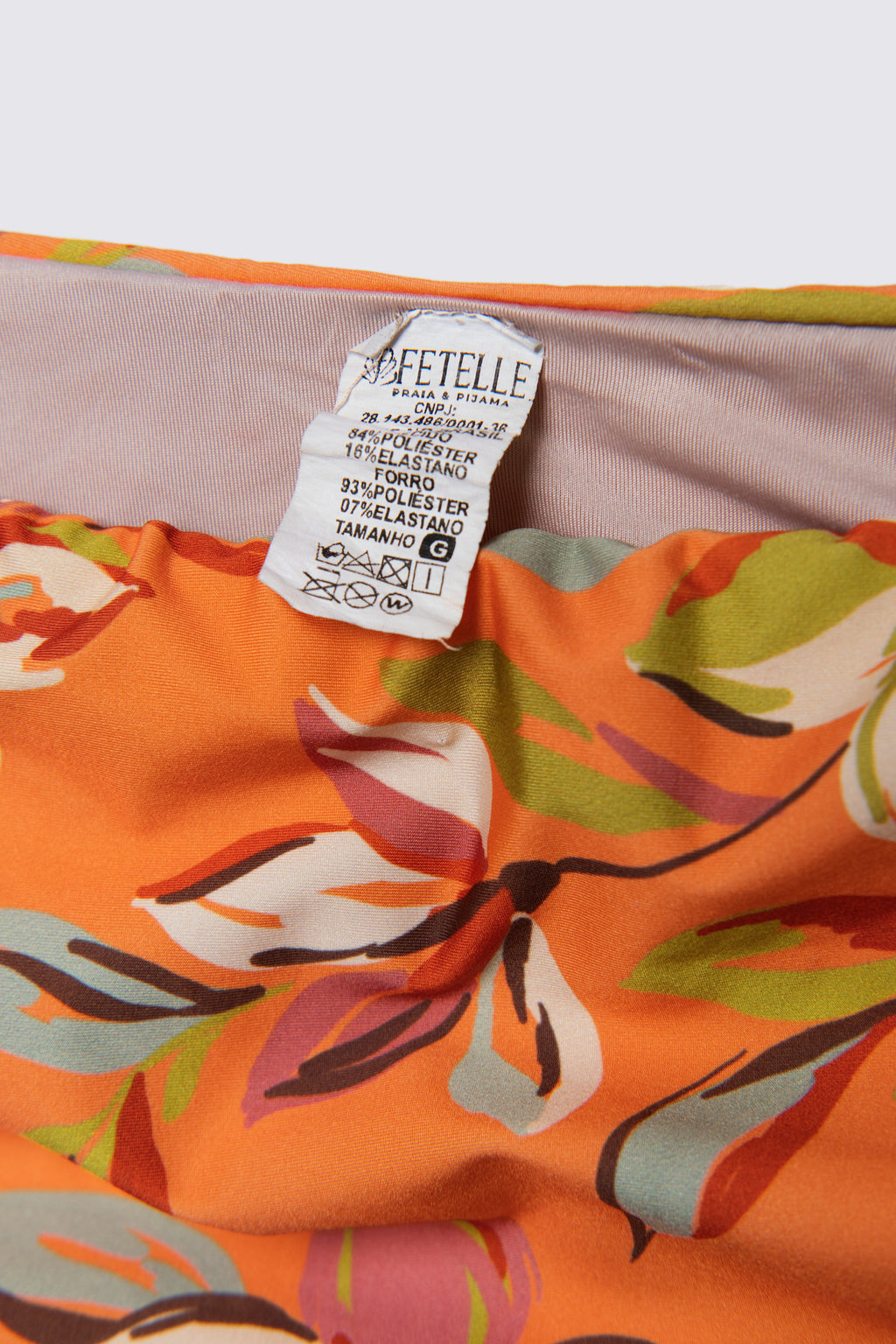 90s Brazilian Floral Print Side Tie Bikini