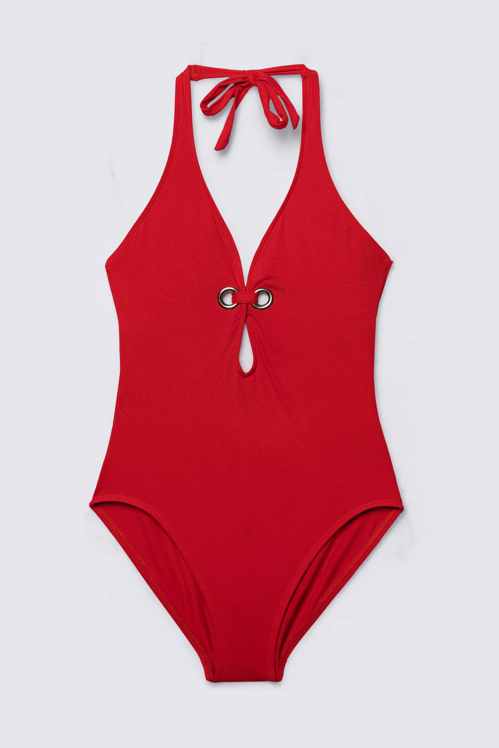 Y2K Grommet Halter One Piece