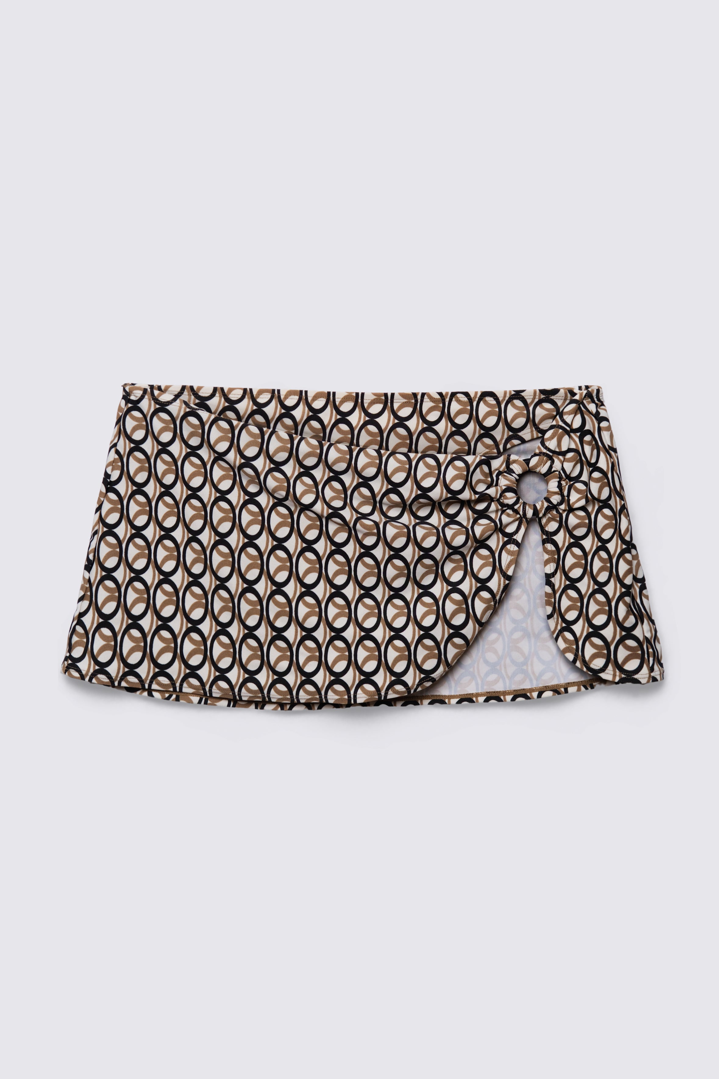 Y2K Lowrise Cutout Swim Skirt