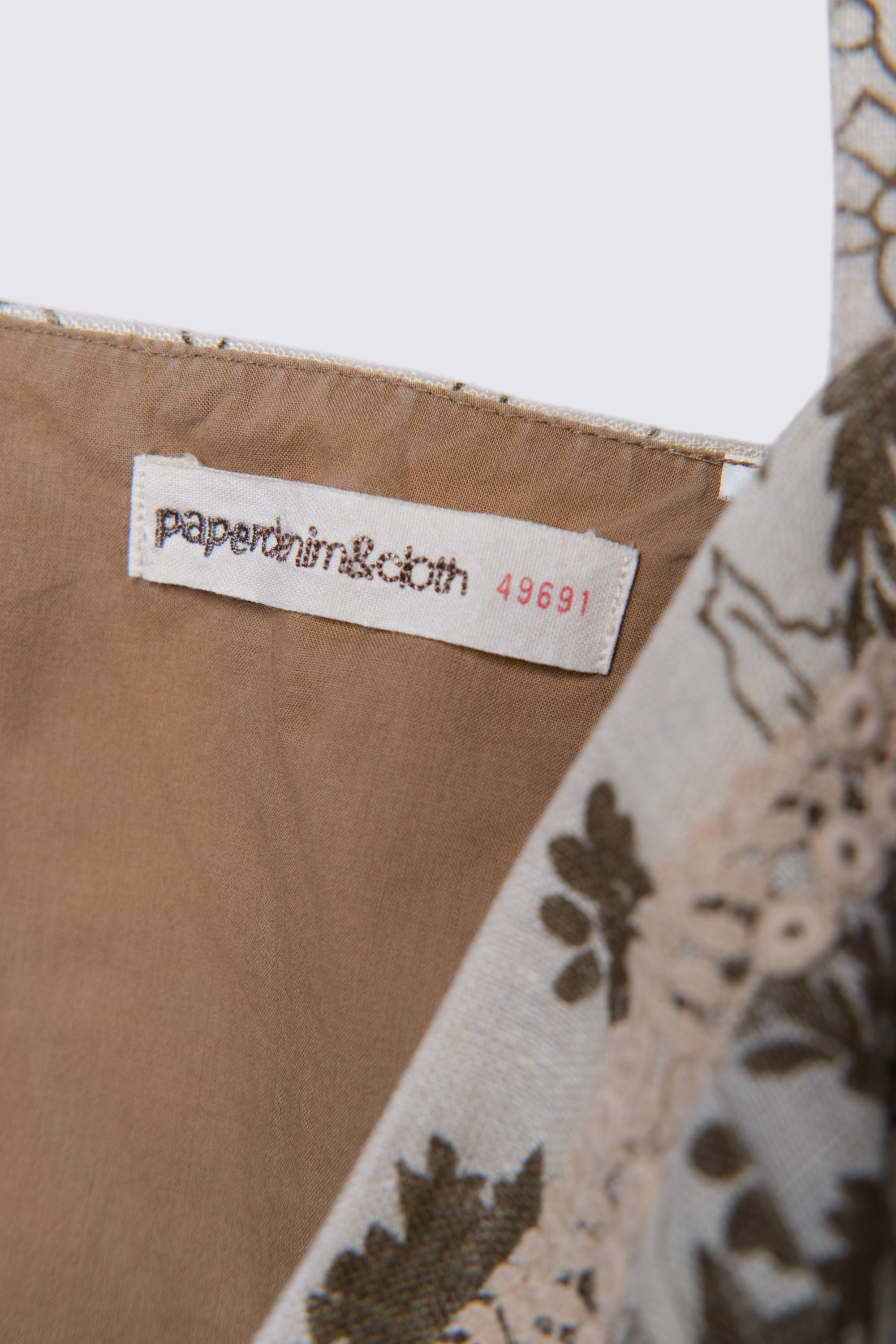 00s Paper Denim & Cloth Layered Cotton Babydoll Top