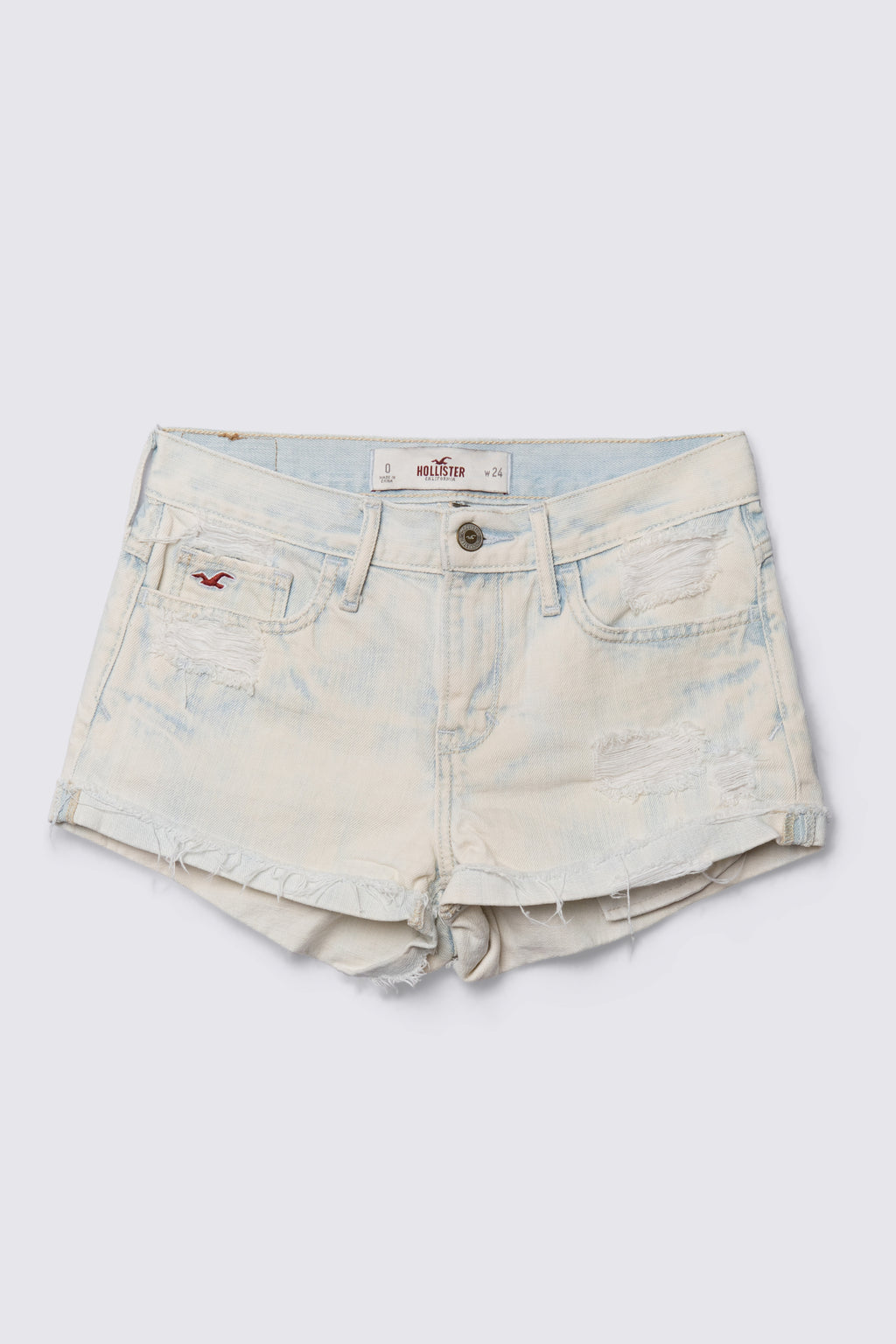 Y2K Hollister Midrise Bleached Denim Cutoffs