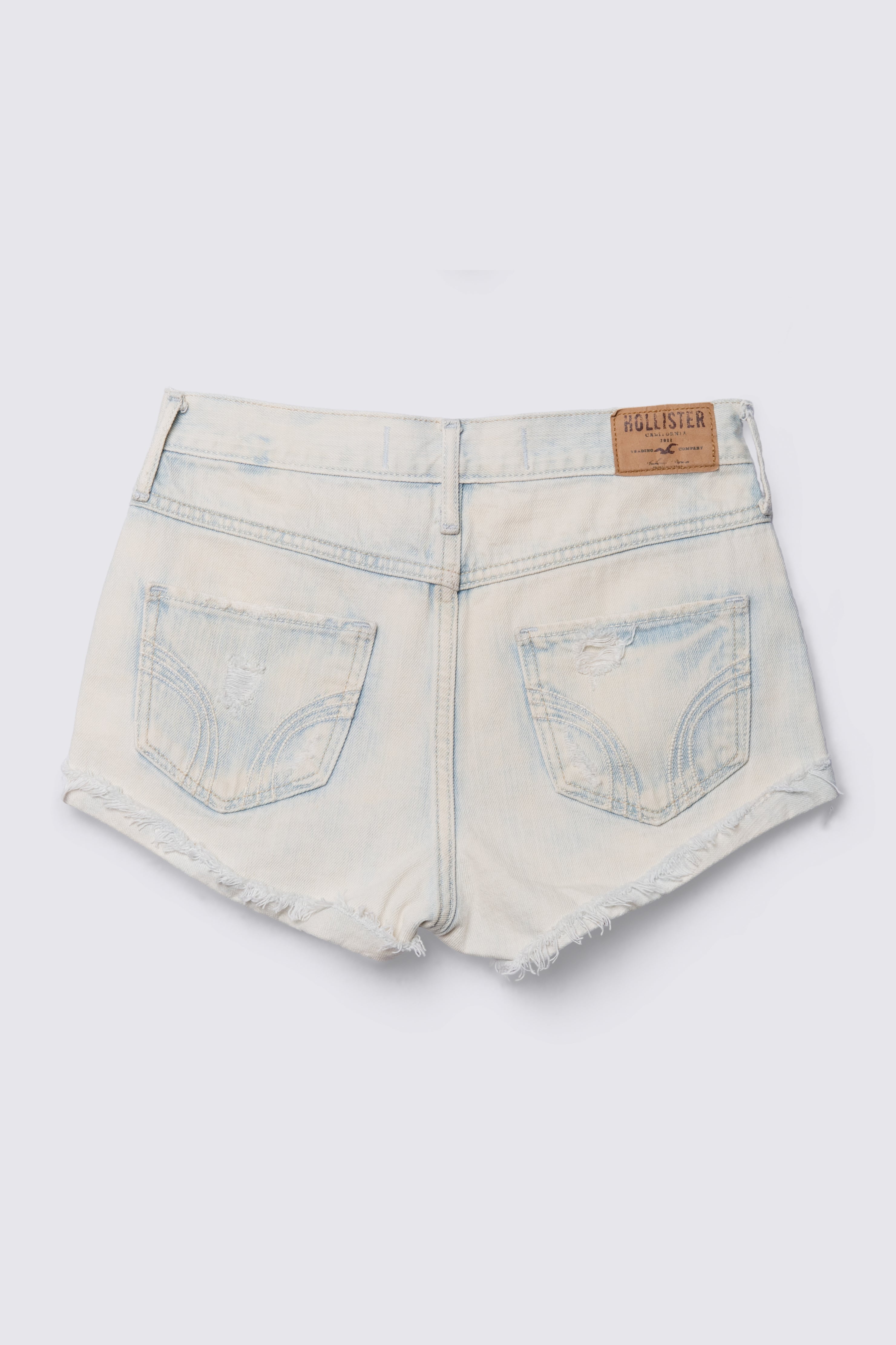 Y2K Hollister Midrise Bleached Denim Cutoffs