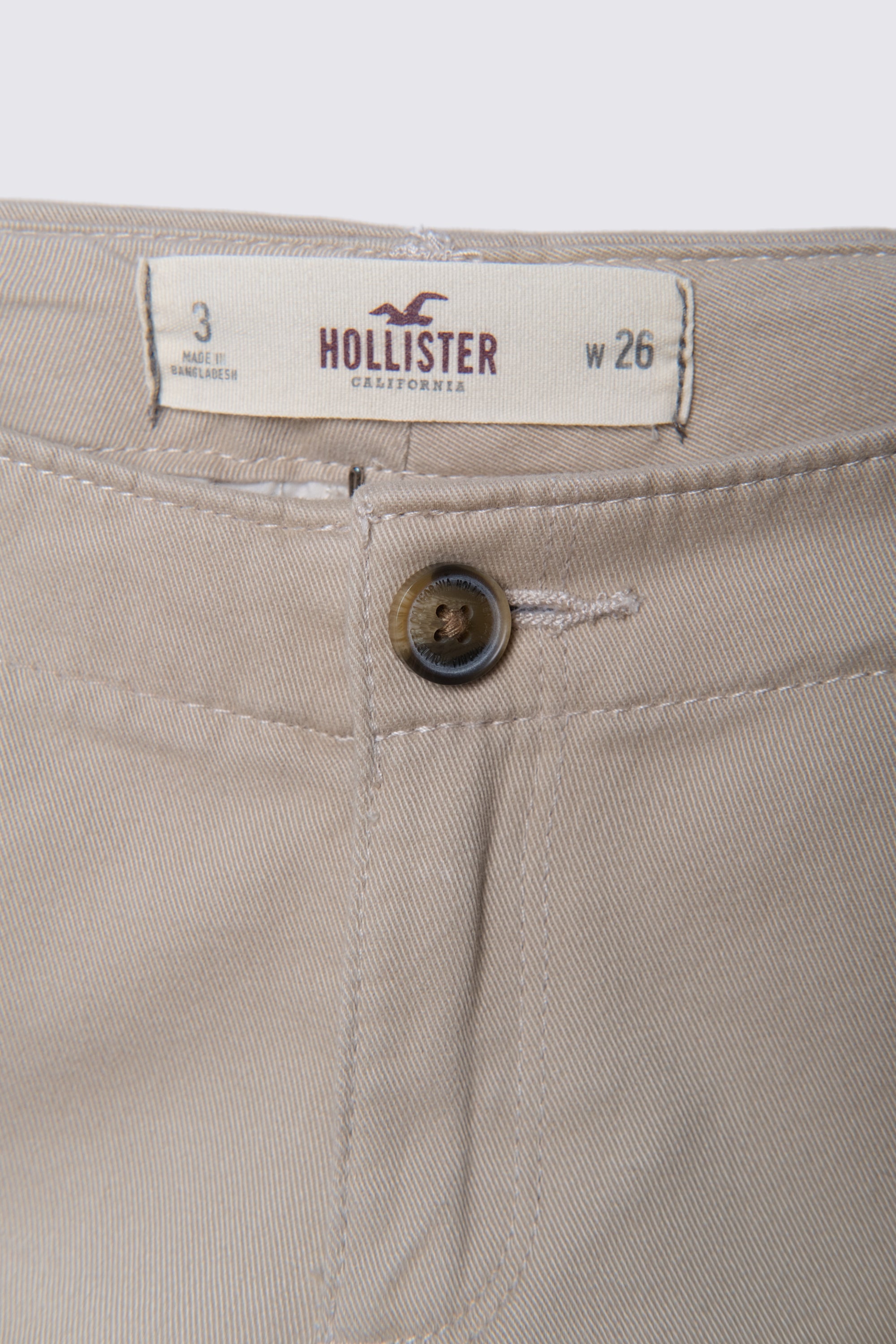 Y2K Hollister Ultra Lowrise Khaki Shorts