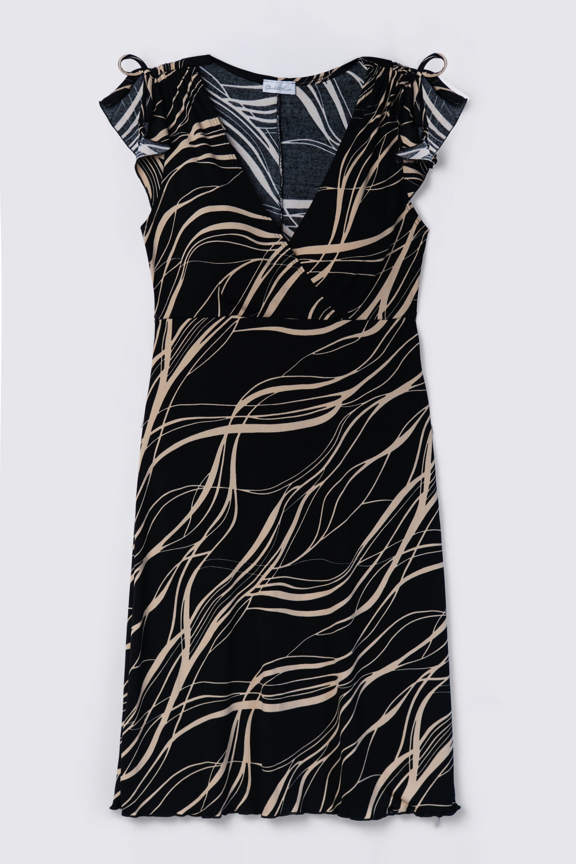 Y2K Charlotte Russe Swirl Print Dress – Calico