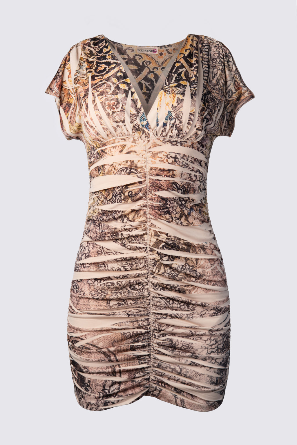Y2K Sublimation Print Bodycon Dress